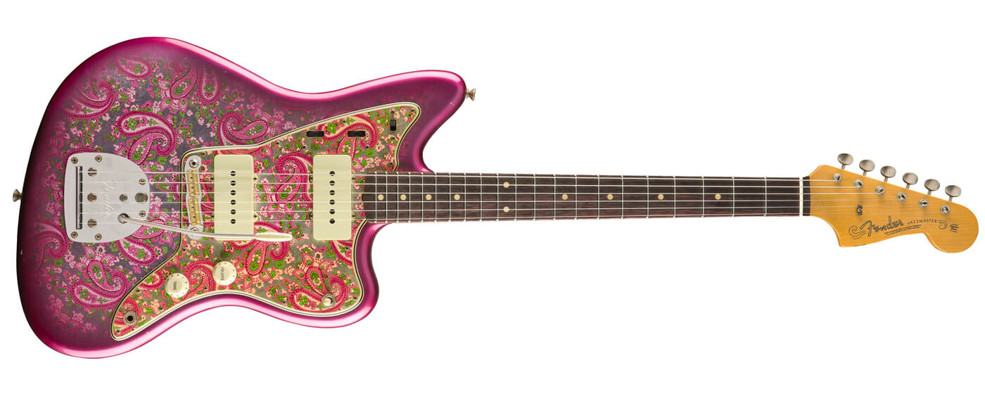 Fender Paisley Jazzmaster Rejutherman Relic in Pink
