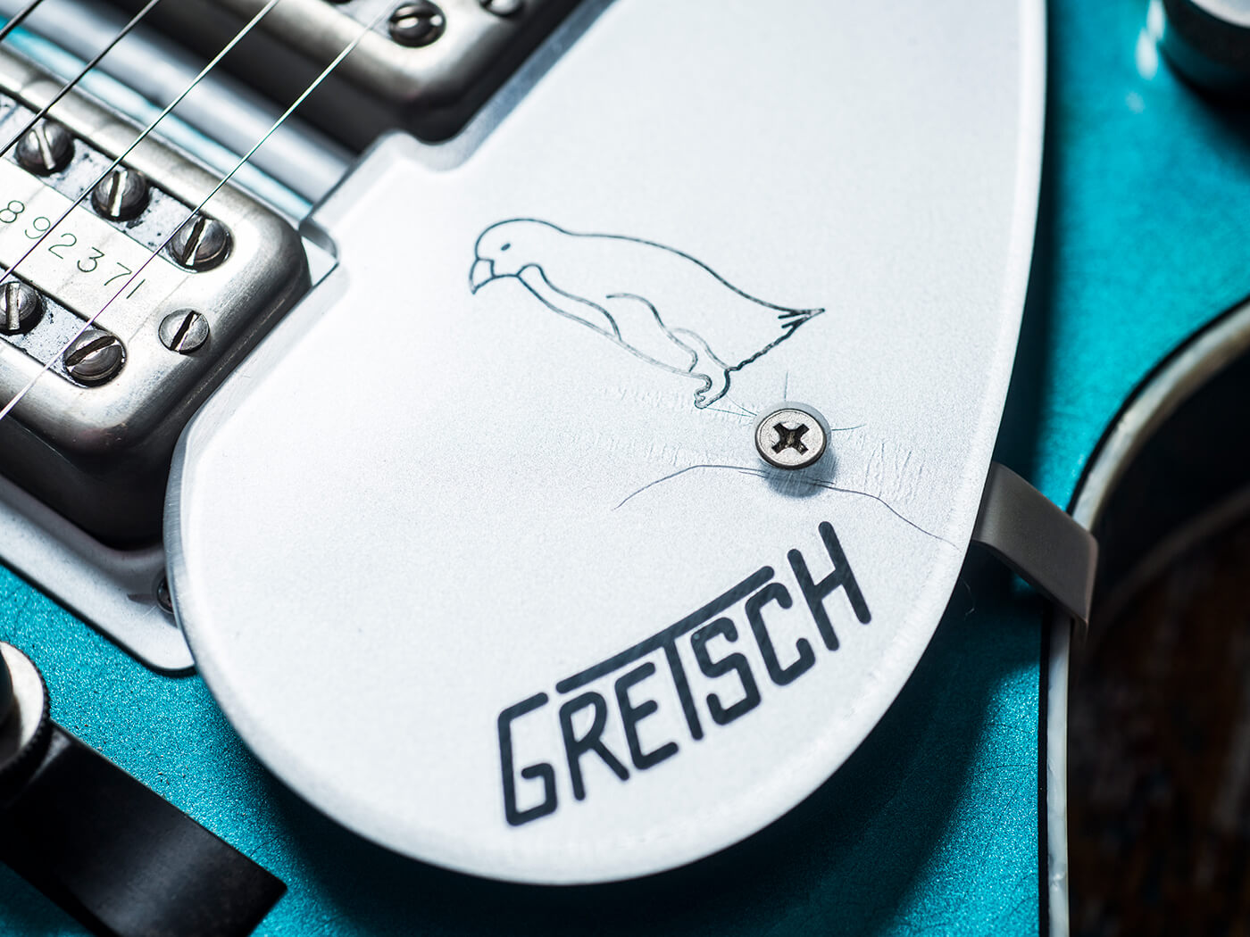 斯科特假日的Gresch定制商店Stephen Stern Masterbuilt Blue Penguin（Pickguard）