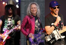 Slash，Kirk Hammett和Tom Morello