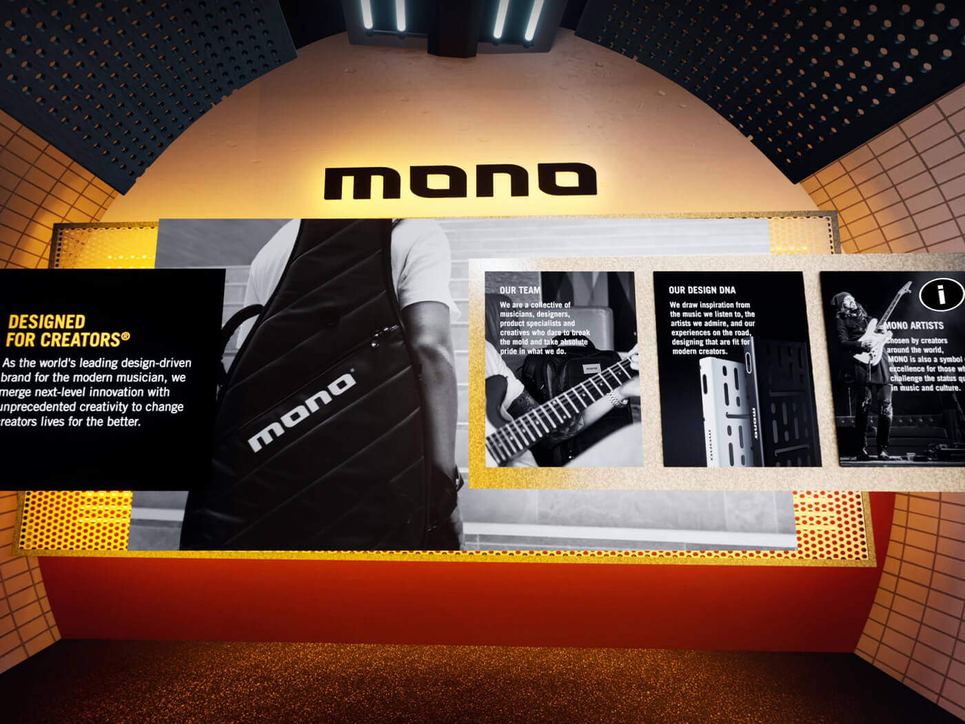 Mono的吉他网站上的虚拟展位