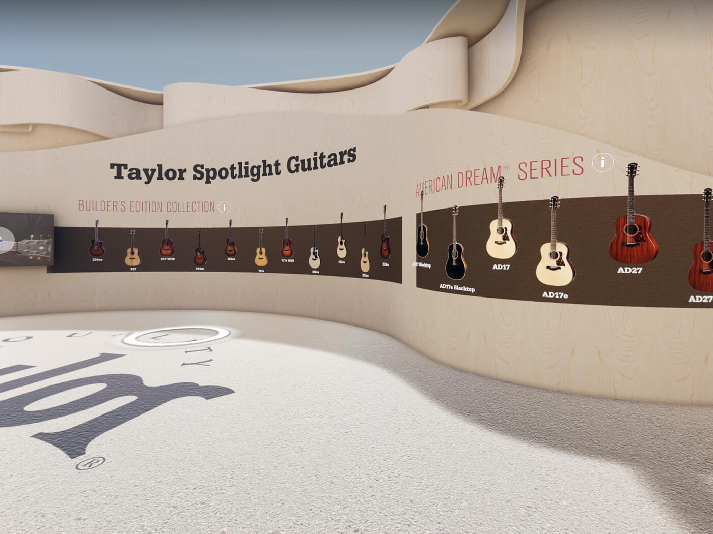泰勒在Guitar.com上活着聚光灯吉他