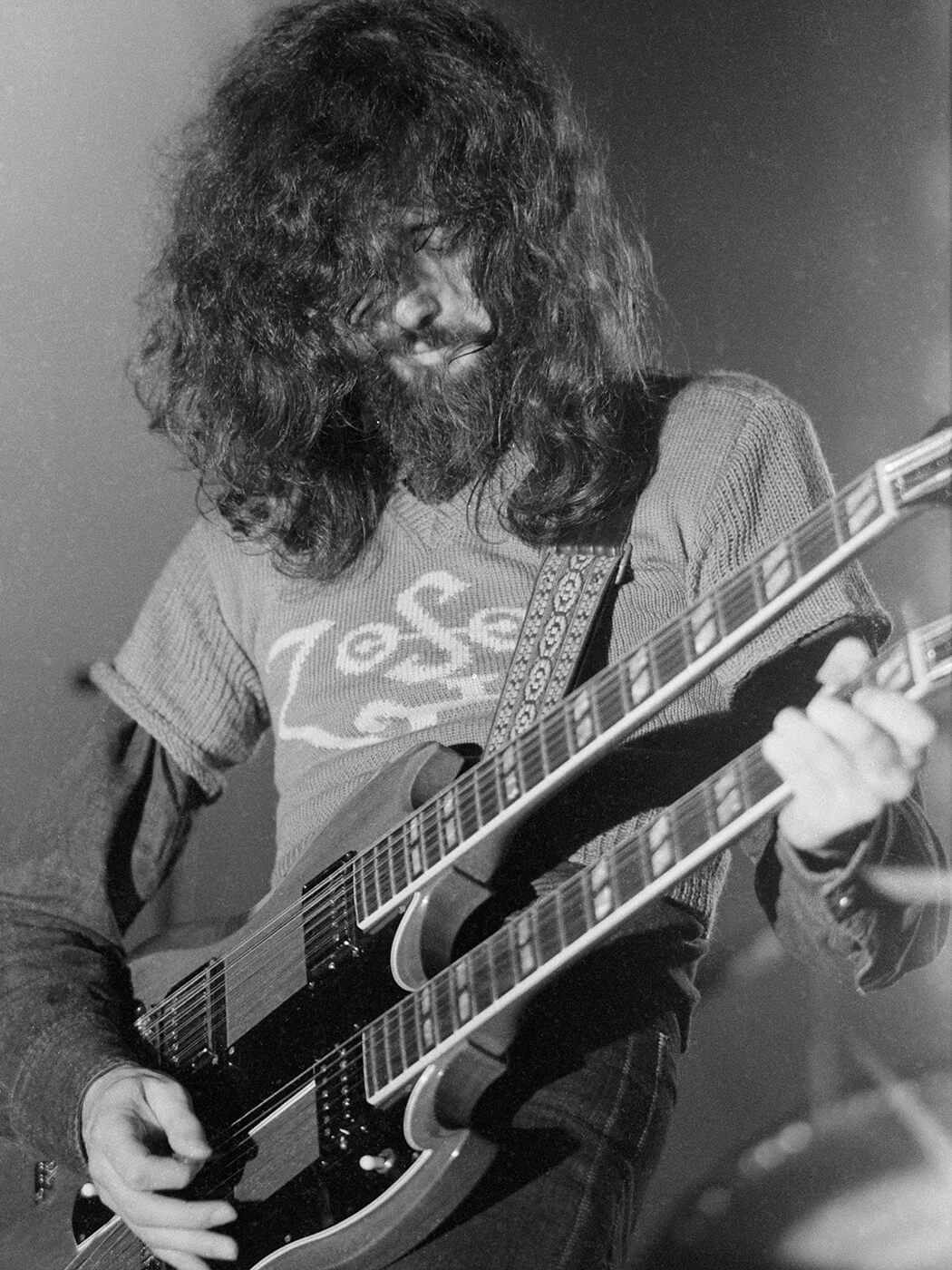 1971年的吉米·佩奇（Jimmy Page）
