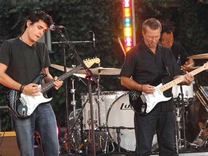 约翰·梅耶（John Mayer）和埃里克·克莱普顿（Eric Clapton）表演