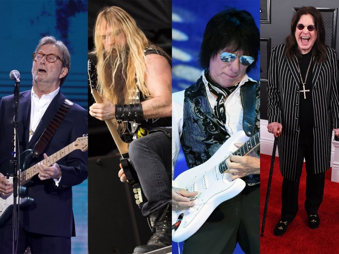 Eric Clapton，Zakk Wylde，Jeff Beck，Ozzy Osbourne