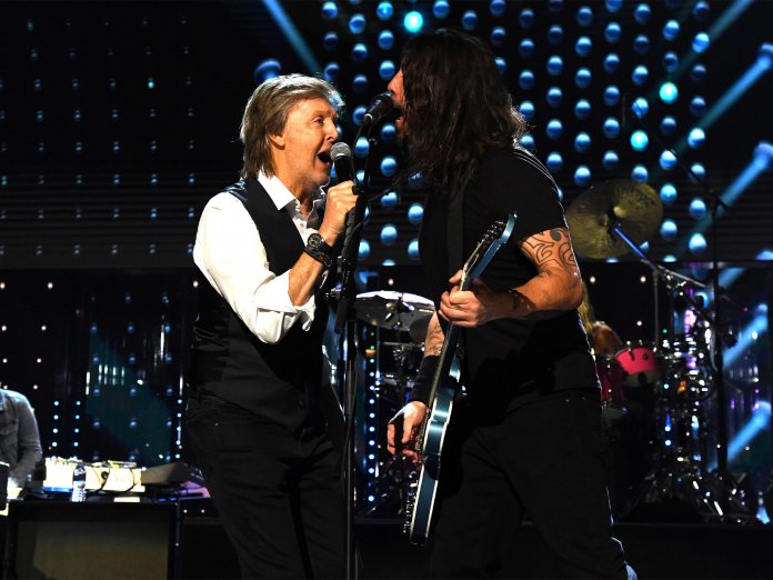 Paul McCartney和Dave Grohl