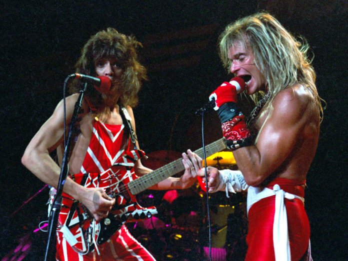 埃迪Van Halen和大卫李罗斯