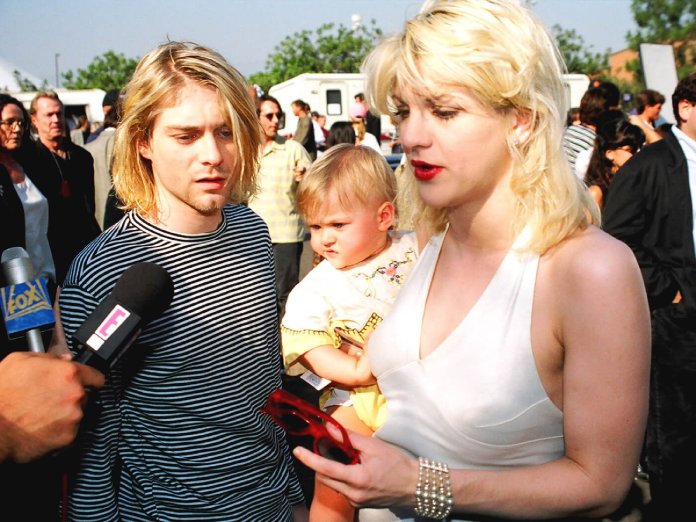 Kurt Cobain和Courtney Love