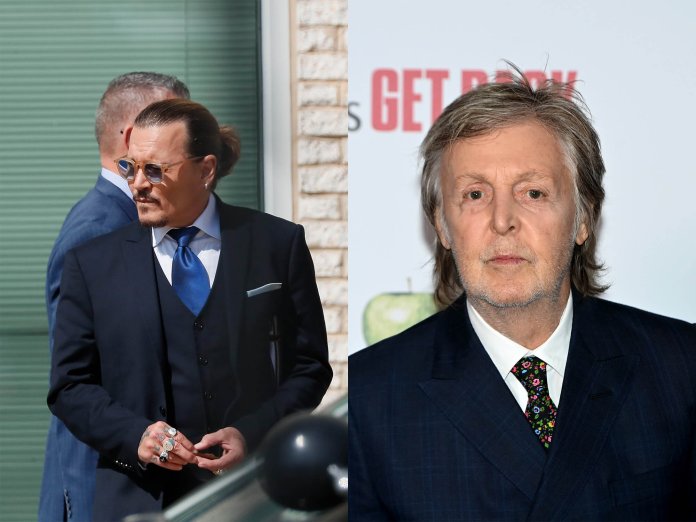 约翰尼·德普（Johnny Depp）和保罗·麦卡特尼（Paul McCartney）