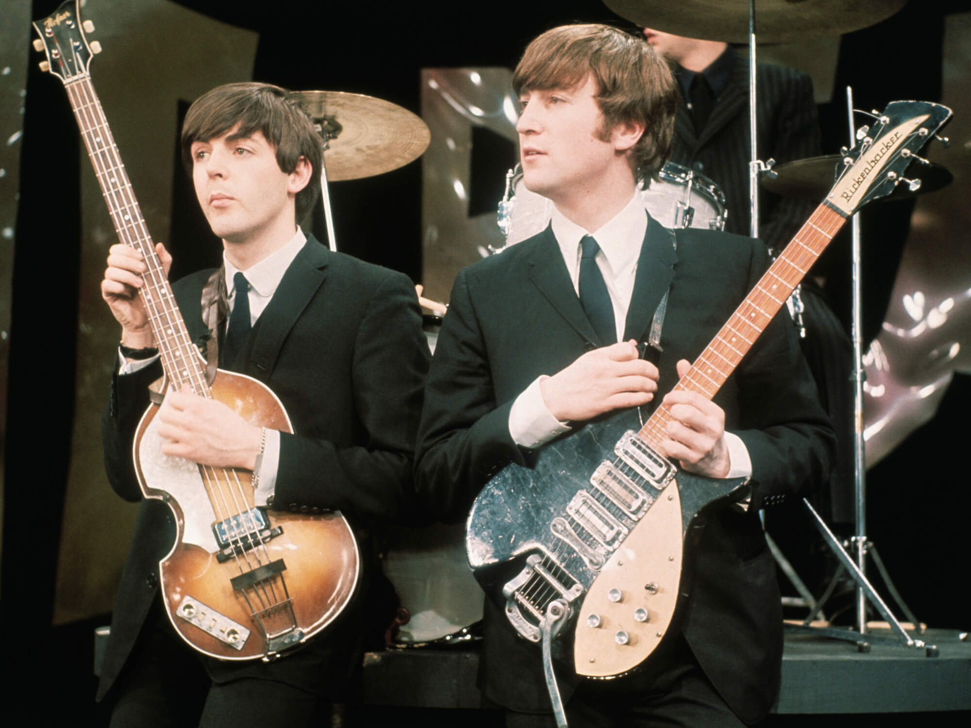 保罗·麦卡特尼（Paul McCartney）和披头士乐队的约翰·列侬（John Lennon）