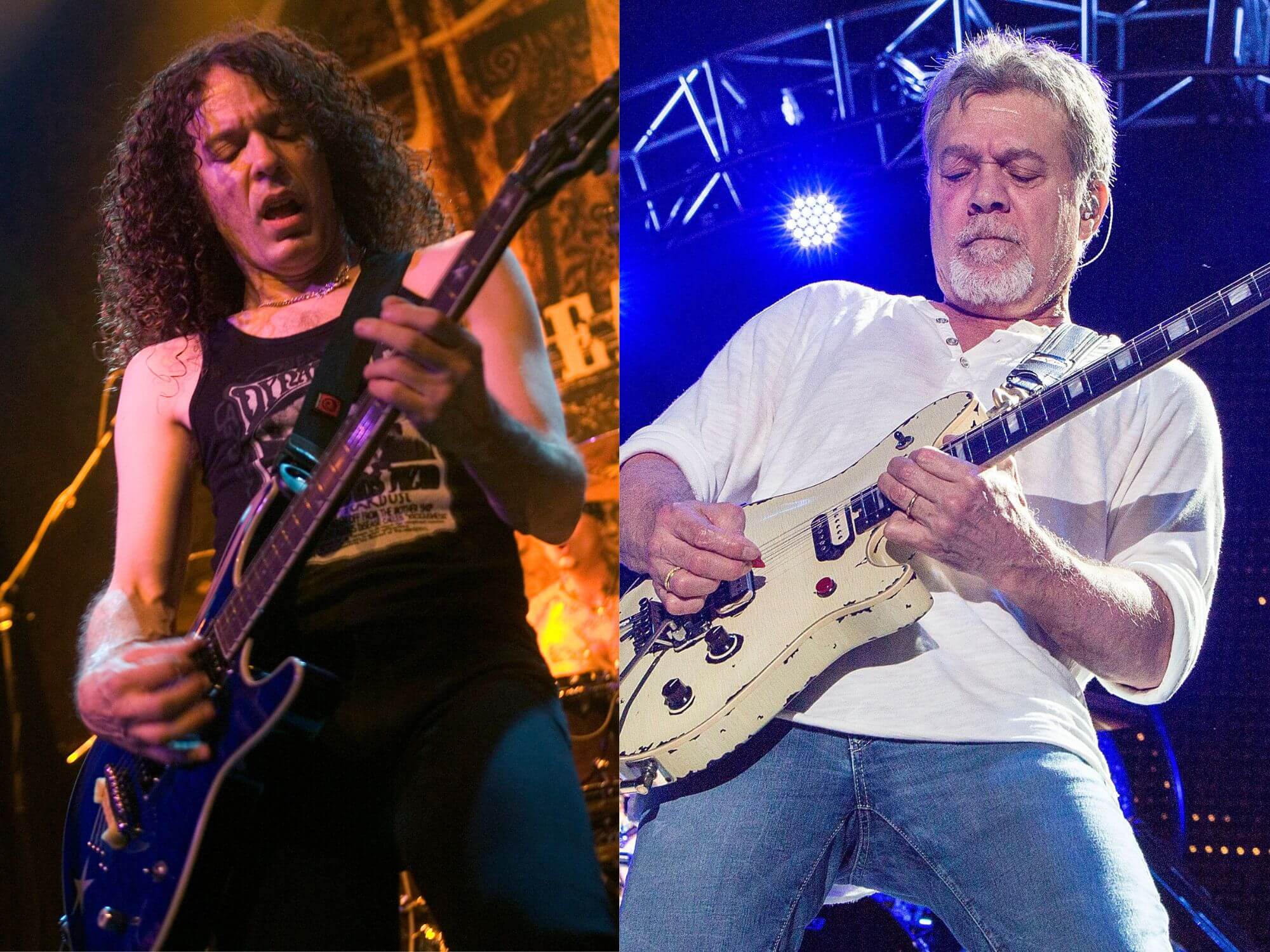 马蒂·弗里德曼（Marty Friedman）在埃迪·范·哈伦（Eddie Van Halen）上