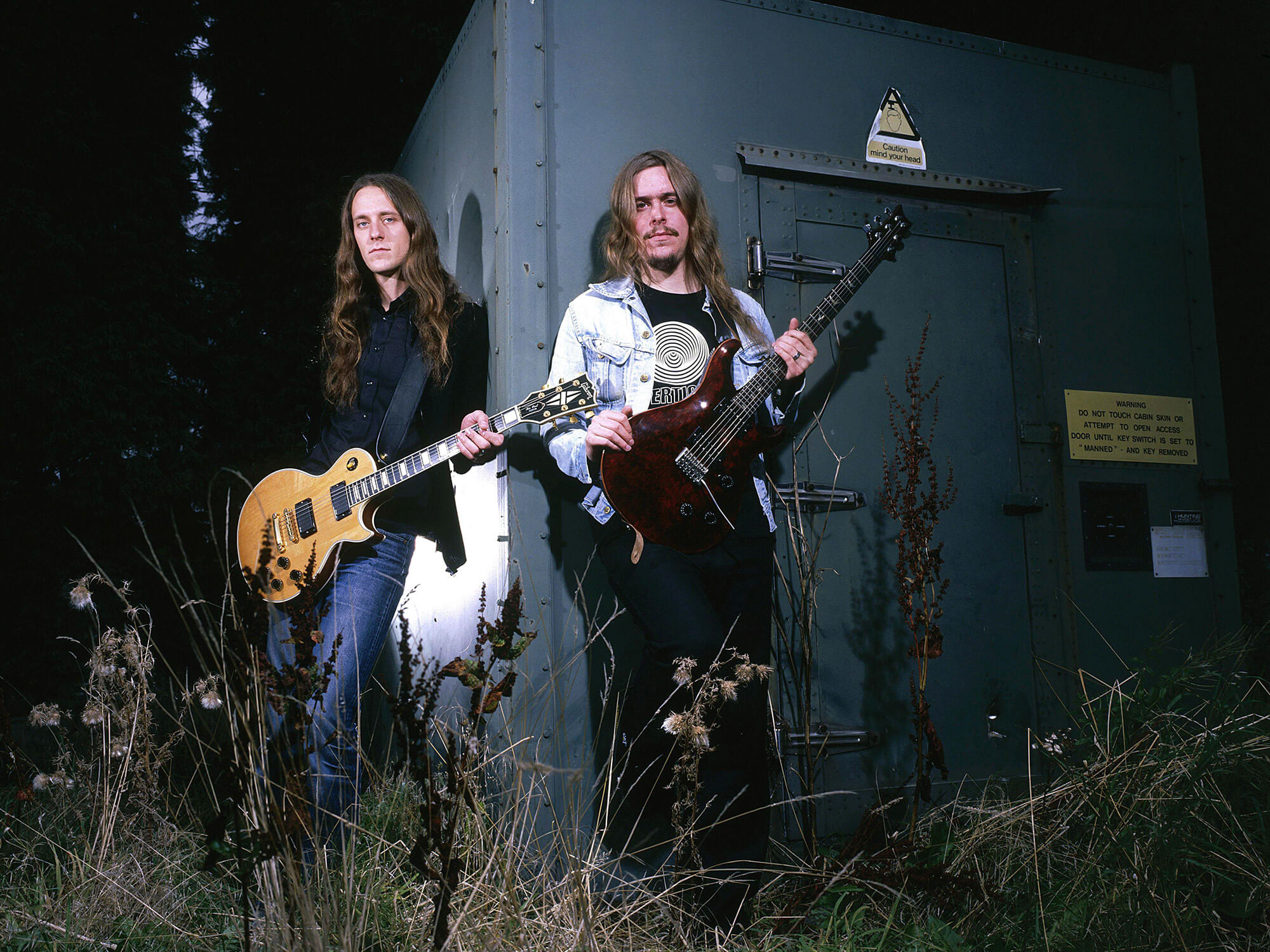 Opeth的Peter Lindgren和Mikael Akerfeldt